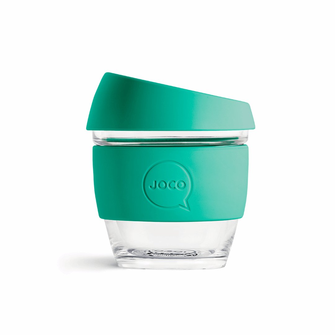 Glass Cup - Reusable - 8oz Joco - Eco Patch