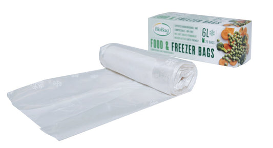BioBag Freezer Food Bag 6L - Eco PatchCompostable