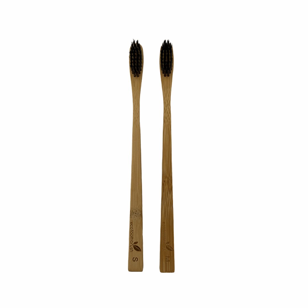 Toothbrush - Charcoal Bristle - Bamboo - Eco Patch