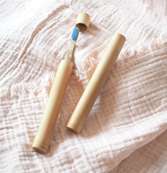 Toothbrush Travel Case - Bamboo - Eco Patch