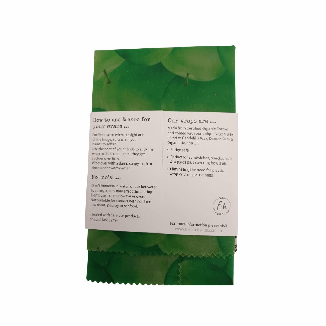 Wax Food Wraps - Vegan - Eco Patch
